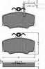 BSF 10128 Brake Pad Set, disc brake